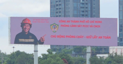 TP.HCM triển khai cụm màn hình LED lớn nhất Đông Nam Á để tuyên truyền phòng cháy chữa cháy