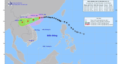 Bão số 3 áp sát vịnh Bắc Bộ: Gió giật cấp 14, mưa lớn kéo dài đến 23/7, nguy cơ ngập lụt và sạt lở đất