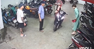 Hé lộ nguyên nhân và danh tính cô gái tung cước hạ gục nam thanh niên ở hầm gửi xe