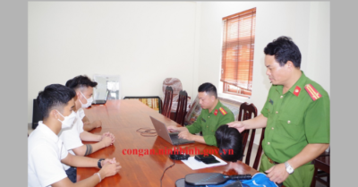 Công an Ninh Bình xử lý vụ dàn dựng video sai sự thật câu view trên mạng xã hội