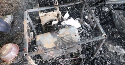 Cháy lớn thiêu rụi nhà dân ở thôn Nả Dề Thàng, thiệt hại hàng trăm triệu đồng