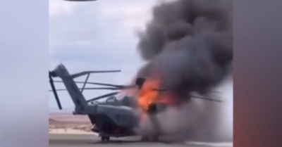 Trực thăng CH-53E cháy tại căn cứ Mỹ