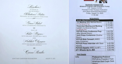 Tài liệu Trump-Putin bị bỏ quên ở khách sạn