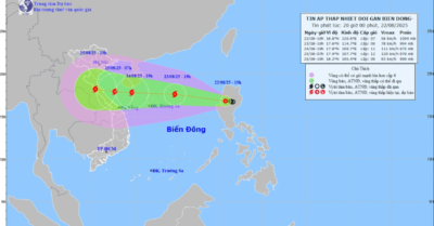 Mưa lớn bão số 5 đe dọa Trung Bộ