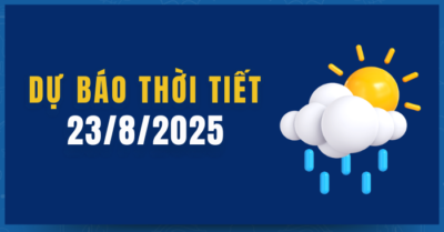Dự báo thời tiết ngày mai 23/8: Bắc Bộ chiều tối có mưa rào và dông