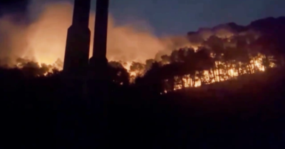 Nghệ An: Hơn 400 người trắng đêm chữa cháy rừng ở Tân Châu