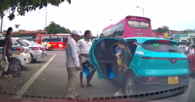 Tài xế chặn taxi công nghệ, đuổi phụ nữ bế con ở Thái Nguyên bị phạt 4 triệu đồng