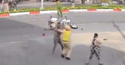 Gây tai nạn rồi giấu xe trong nghĩa trang, người đàn ông tấn công CSGT