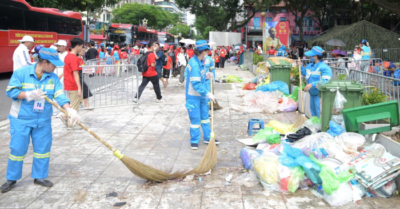 Hà Nội sạch đẹp trở lại sau lễ tổng duyệt diễu binh