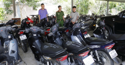 Nghệ An: Triệt phá đường dây trộm cắp và tiêu thụ xe máy, mô tô xuyên quốc gia