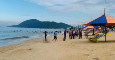 Cụ ông 79 tuổi đột quỵ tử vong khi tắm biển Thiên Cầm