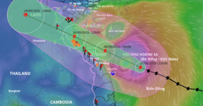 Hôm nay bão Bualoi đổ bộ Nghệ An – Quảng Trị với sức gió khốc liệt, mưa lớn diện rộng