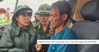 Người hùng Quảng Trị vượt sóng dữ cứu 7 ngư dân gặp nạn trên biển