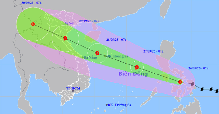 Bão Bualoi gấp đôi tốc độ thường, Bắc Trung Bộ sắp mưa lớn