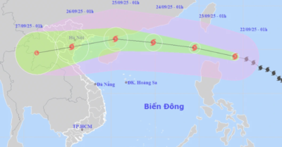 Siêu bão Ragasa có khả năng suy yếu khi vào vịnh Bắc Bộ
