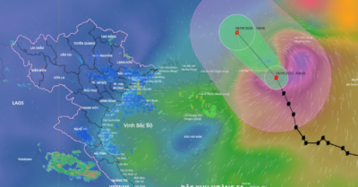Bão số 7 đổ bộ Trung Quốc, gây mưa lớn cho miền Bắc Việt Nam