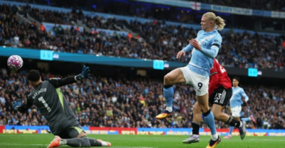 Haaland vượt Rooney ghi dấu ấn lịch sử ở derby Manchester