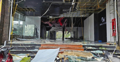 Bão bualoi tàn phá miền trung: Đêm kinh hoàng trong chung cư rung lắc