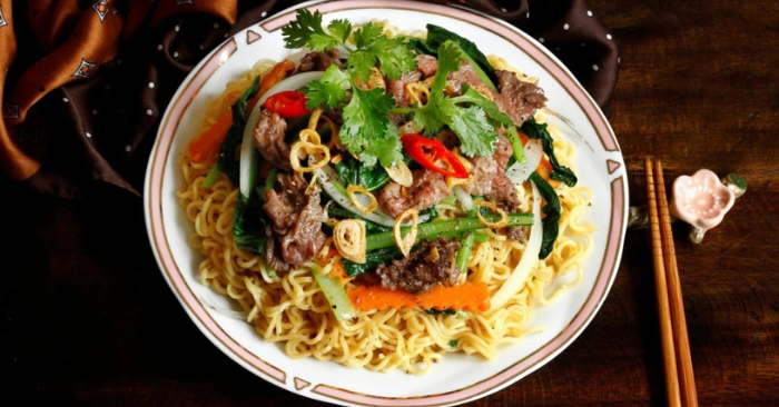 Mì xào ít dầu mỡ