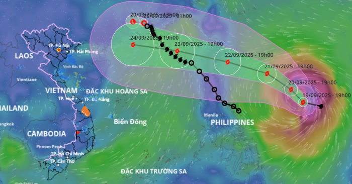 Bão Ragasa Có Thể Gây Biển Động Dữ Dội Cấp 16