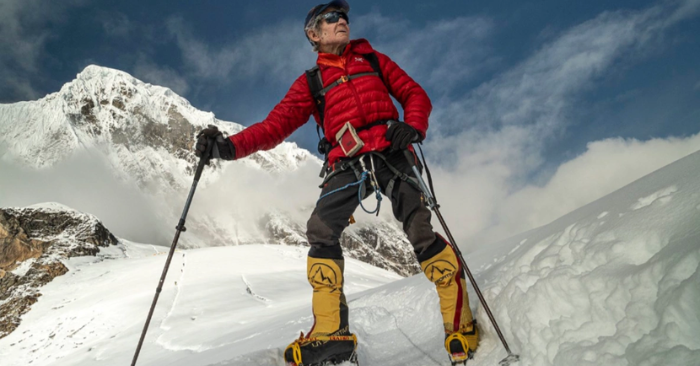 Cụ ông leo đỉnh Manaslu tuổi 86