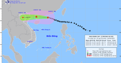 Bão số 9 và nguy cơ bão số 10 đe dọa Việt Nam