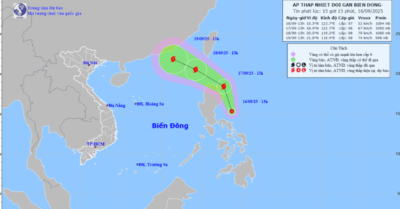 Biển Đông sắp đón áp thấp nhiệt đới, nguy cơ thành bão trong vài ngày tới