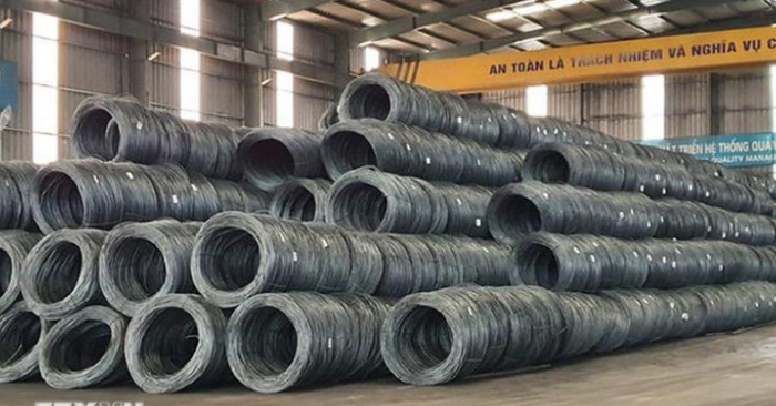 Thép cuộn cán nguội Việt Nam đang đối mặt với rào cản thương mại tại EU (Ảnh:TTXVN)
