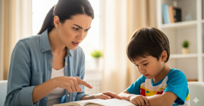 Làm sao giữ bình tĩnh khi bày học cho con?