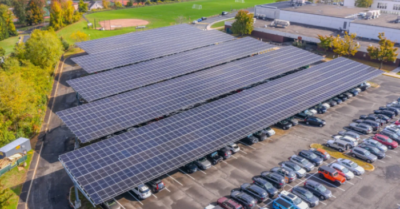 Bãi đỗ xe năng lượng mặt trời giúp 100 hộ gia đình không phải mua điện