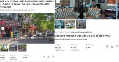 Giá nhà phố Hà Nội vượt 1 tỷ đồng/m², chuyên gia cảnh báo nguy cơ “chôn vốn”