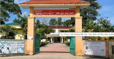 Đình chỉ công tác Phó hiệu trưởng sau vụ 75 học sinh nghỉ học ở Quảng Trị