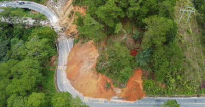 Đèo D’ran sạt lở nghiêm trọng – Cửa ngõ lên Đà Lạt bị phong tỏa
