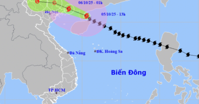 Bão Matmo dự báo đổ bộ Quảng Ninh rạng sáng 6/10, mưa lớn diện rộng ở Bắc Bộ