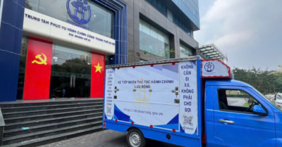 Hà Nội đưa xe hành chính về tận khu dân cư phục vụ người dân