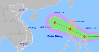 Áp thấp nhiệt đới có khả năng mạnh lên thành bão trong ngày mai
