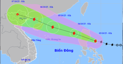 Bão Matmo vào Biển Đông hôm nay, cơn bão số 11 năm 2025