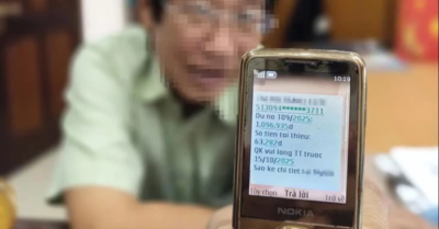 Nợ tiền tin nhắn ngân hàng vài ngày bị tính lãi gấp 100 lần