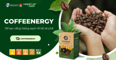 Coffeenergy: Pin hữu cơ từ bã cà phê giành giải Nhất Istartup 2025
