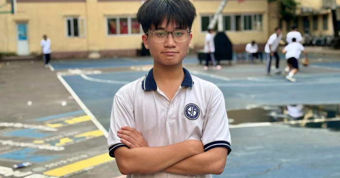 Nam sinh đỗ thủ khoa học sinh giỏi Hóa Hà Nộ