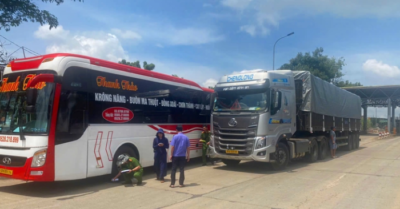 Tạm giữ 3 người trong vụ chặn đầu, ẩu đả tại trạm thu phí quốc lộ 14