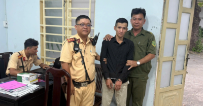 Thanh niên tàng trữ ma túy, dương tính với chất cấm khi lái xe ở TPHCM