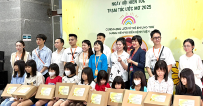 Hơn 600 bộ tóc được hiến tặng trong Ngày hội “Trạm tóc ước mơ 2025”