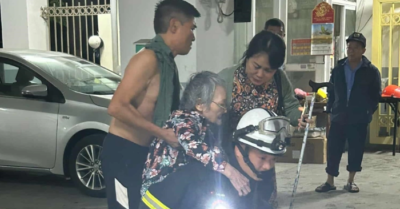 Cháy căn hộ tầng 4: Hai người thoát nạn an toàn tại chung cư Hà Nội