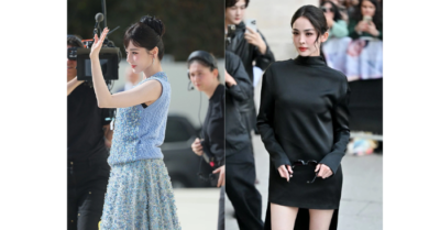 Mỹ nhân Tân Cương Địch Lệ Nhiệt Ba, Na Trát gây chú ý ở Paris Fashion Week