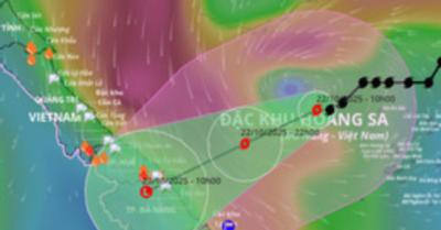 Bão số 12 chưa vào bờ, một áp thấp nhiệt đới lại xuất hiện gần Biển Đông