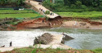 Gần 2.000 nhà dân ở Phú Thọ bị ngập nặng do bão số 10