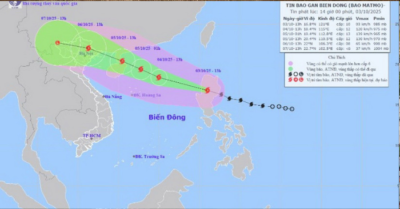Bão Matmo có khả năng mạnh thêm, cảnh báo mưa lớn diện rộng ở Bắc Bộ và Thanh Hóa