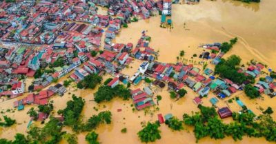 Nước lũ vượt báo động 3, nhiều nơi ở Lạng Sơn ngập trong biển nước