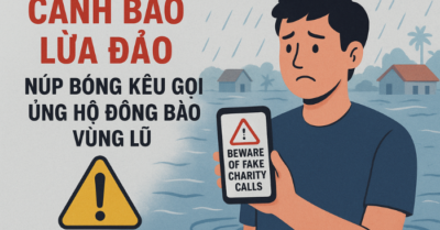 Cảnh báo lừa đảo núp bóng kêu gọi ủng hộ đồng bào vùng lũ